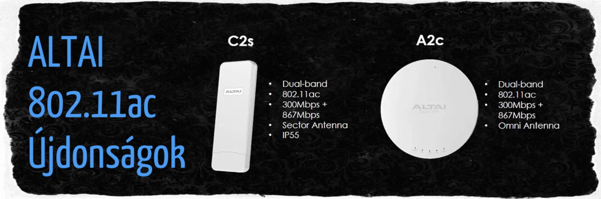 Ha nem elég jó ami van: 802.11ac termékújdonságok az ALTAI-tól