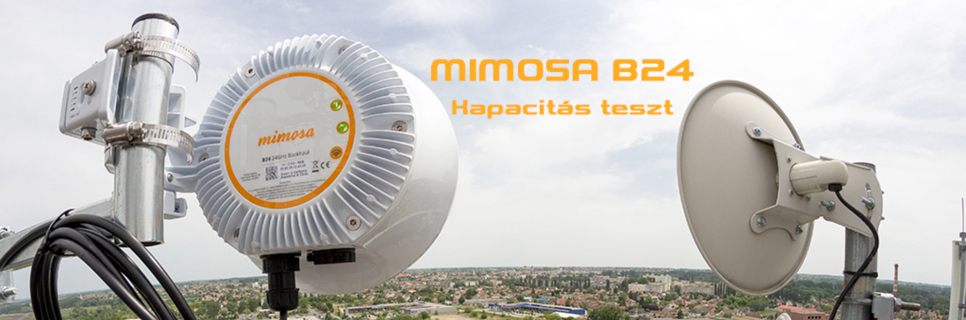 Mimosa B24 kapacitás teszt